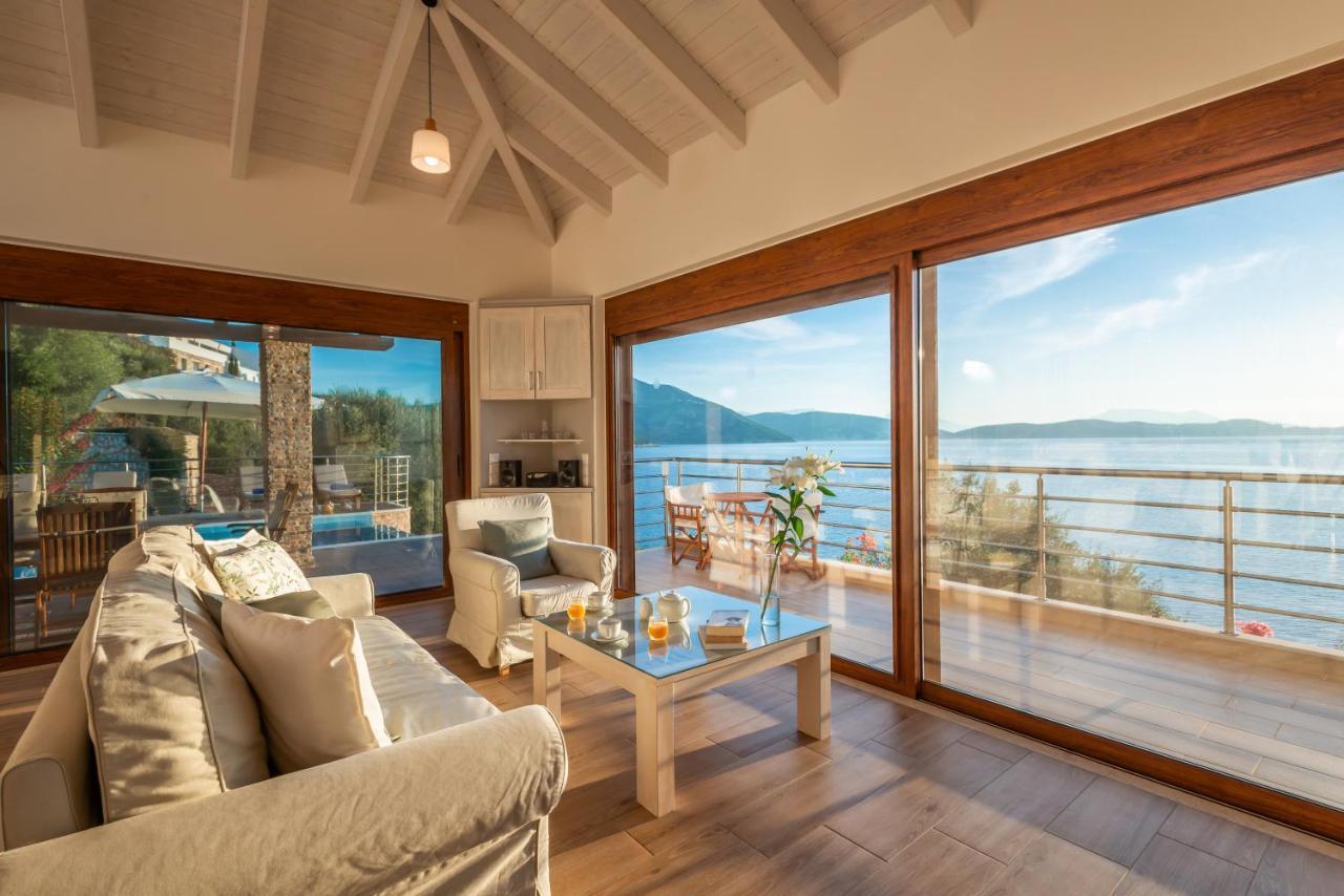Iris Villas Lefkada - Marine Villa With Private Sea Access 시보타 외부 사진