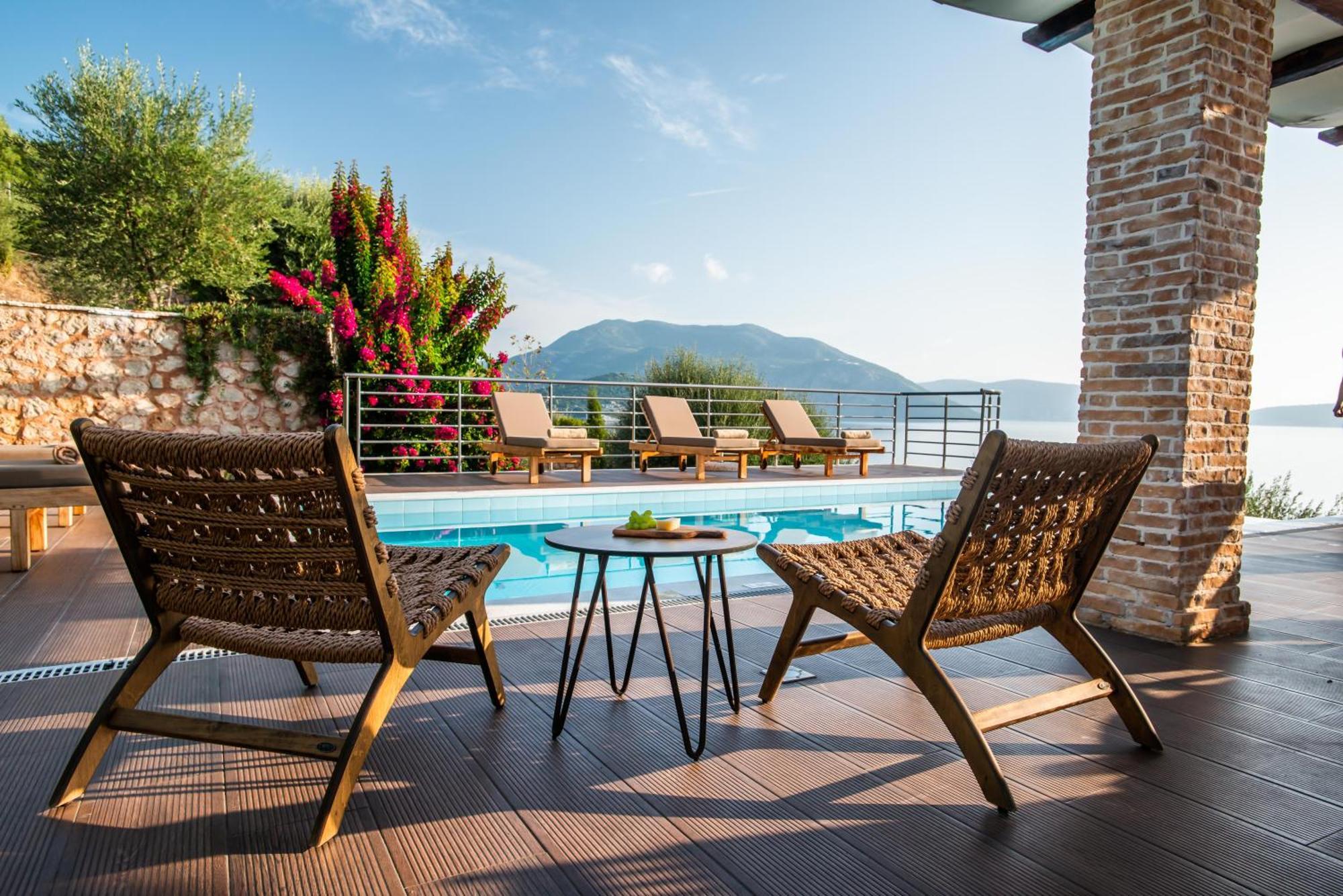 Iris Villas Lefkada - Marine Villa With Private Sea Access 시보타 외부 사진