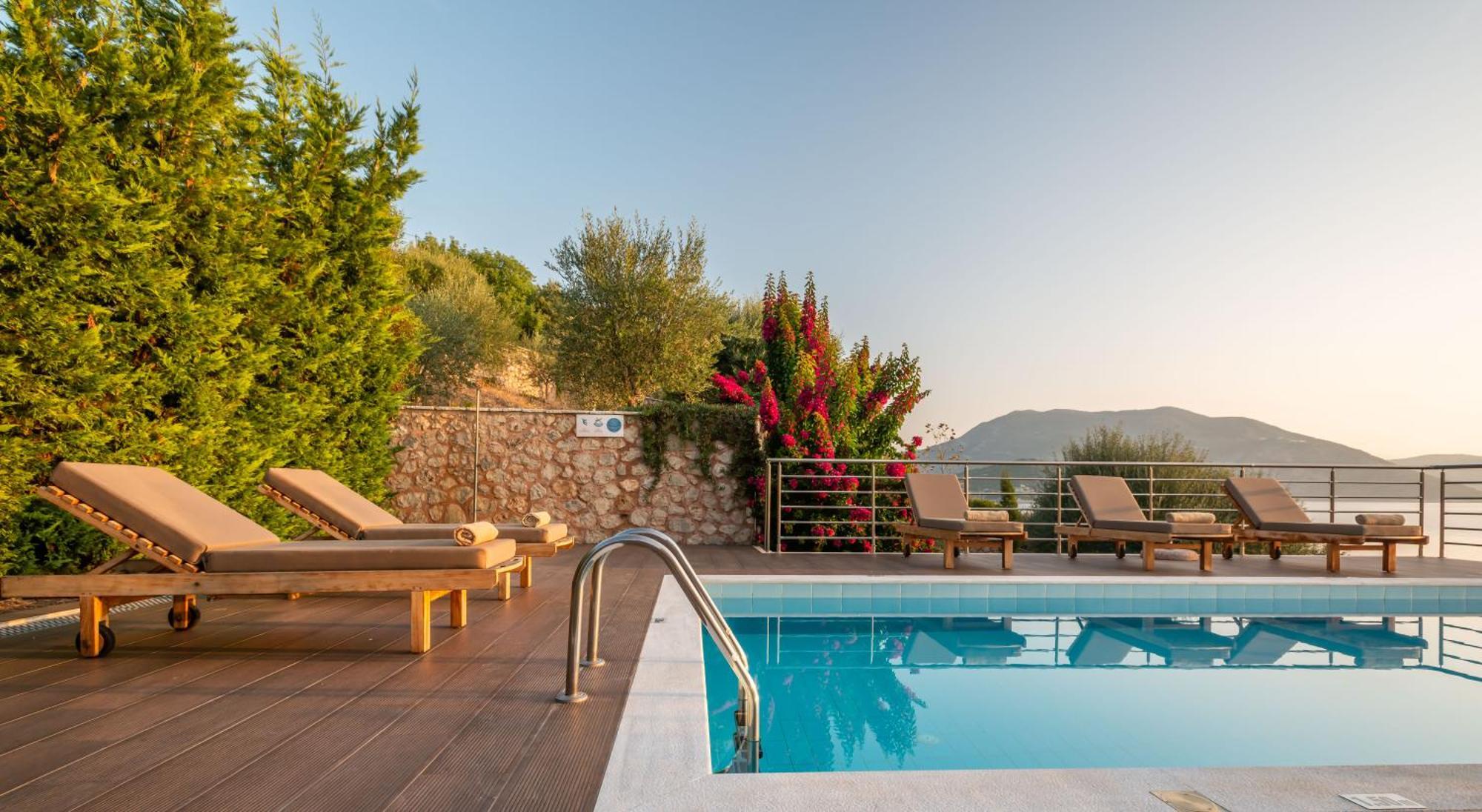 Iris Villas Lefkada - Marine Villa With Private Sea Access 시보타 외부 사진