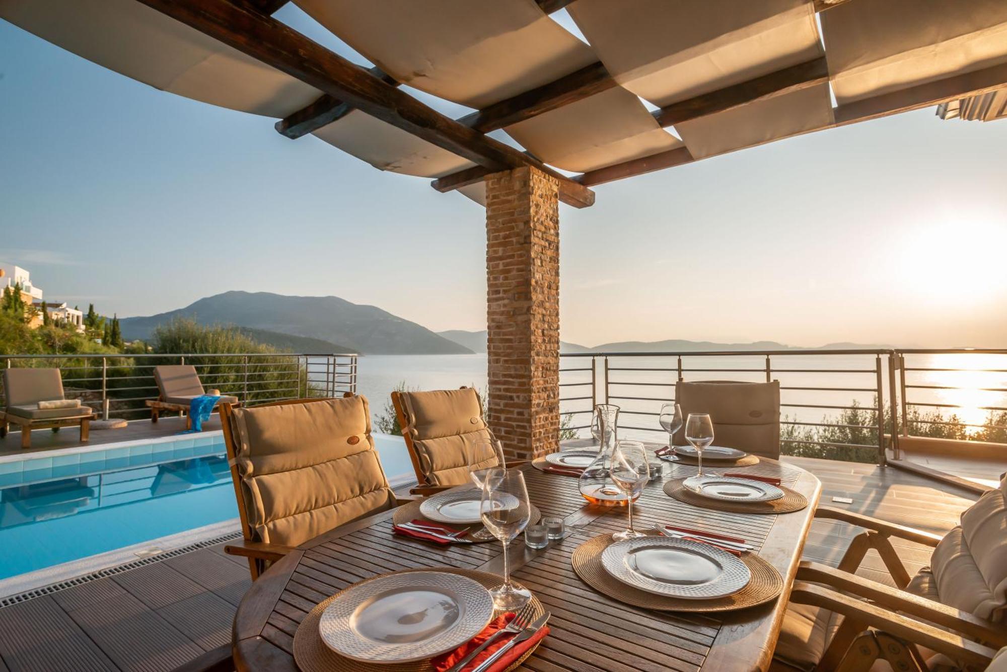 Iris Villas Lefkada - Marine Villa With Private Sea Access 시보타 외부 사진