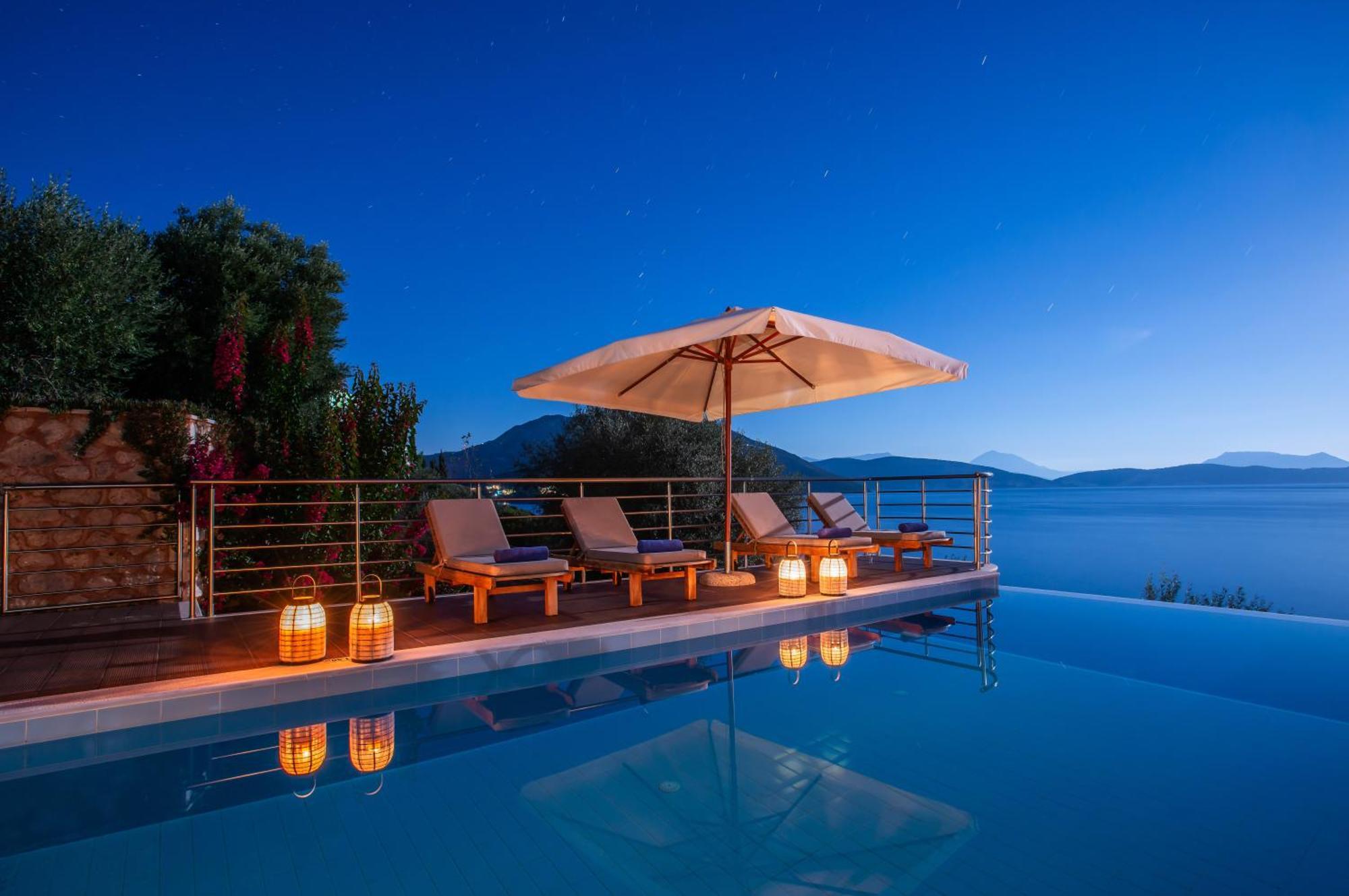 Iris Villas Lefkada - Marine Villa With Private Sea Access 시보타 외부 사진