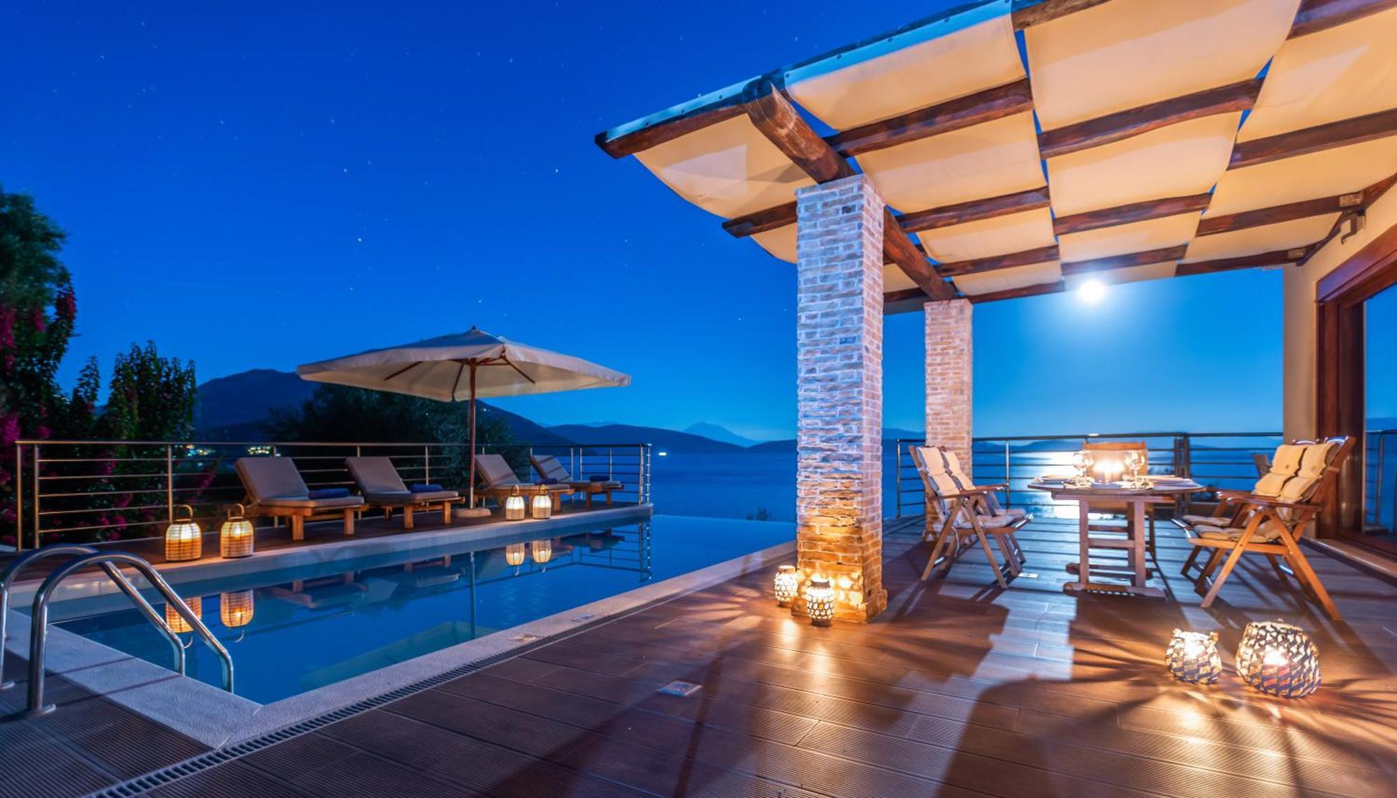 Iris Villas Lefkada - Marine Villa With Private Sea Access 시보타 외부 사진